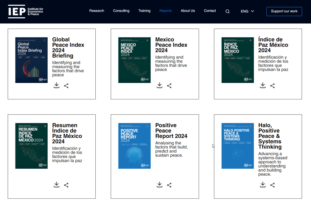 IEP Reports Page screen clip